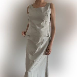 Vintage Vera Wang Y2K 90s 2 Piece set Prom Dress